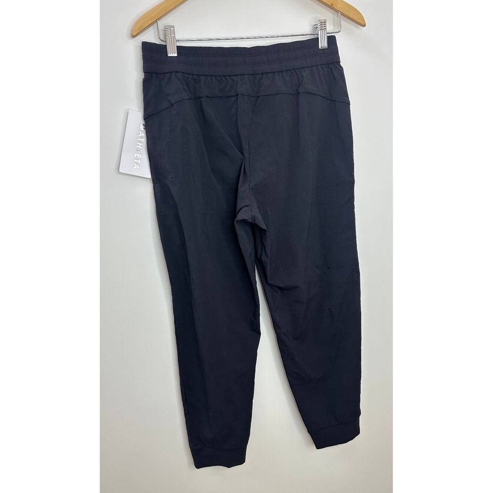 NWT Athleta 2025 Trekkie Relaxed Mid Rise Jogger Pants Black S Ripstop Stretch - Picture 10 of 14